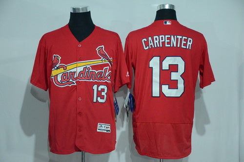 Mens St Louis Cardinals 13 Matt Carpenter Red 2016 Flexbase Majestic Baseball Jersey