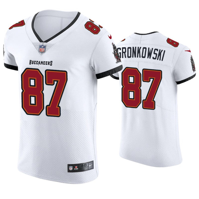 Mens Tampa Bay Buccaneers Rob Gronkowski Vapor Elite Jersey White