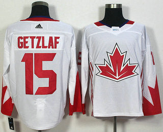 Mens Team Canada 15 Ryan Getzlaf White 2016 World Cup Of Hockey Game Jersey
