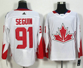 Mens Team Canada 91 Tyler Seguin White 2016 World Cup Of Hockey Game Jersey