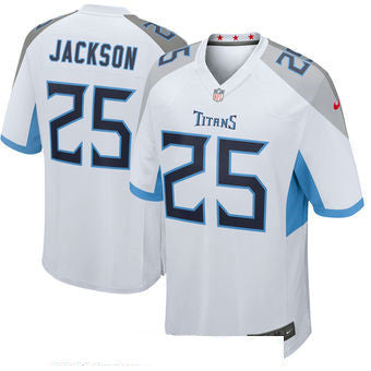 Mens Tennessee Titans 25 Adoree Jackson Nike White New 2018 Game Jersey