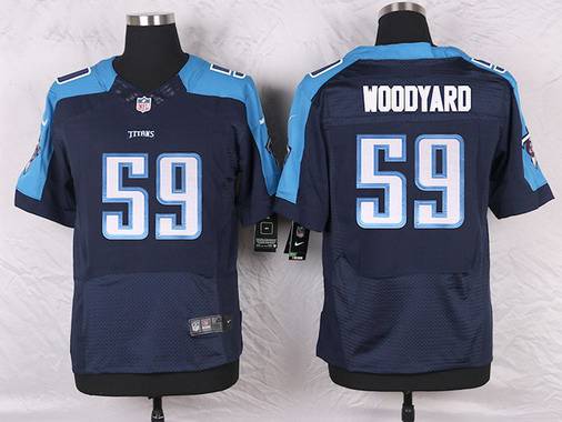 Mens Tennessee Titans 59 Wesley Woodyard Navy Blue Alternate Nfl Nike Elite Jersey