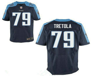 Mens Tennessee Titans 79 Sebastian Tretola Navy Blue Alternate Stitched Nfl Nike Elite Jersey