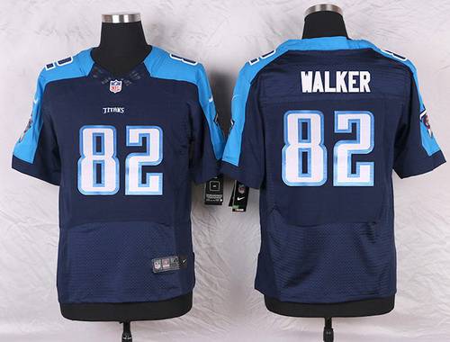 Mens Tennessee Titans 82 Delanie Walker Navy Blue Alternate Nfl Nike Elite Jersey
