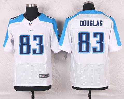 Mens Tennessee Titans 83 Harry Douglas White Road Nfl Nike Elite Jersey