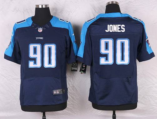Mens Tennessee Titans 90 Daquan Jones Navy Blue Alternate Nfl Nike Elite Jersey