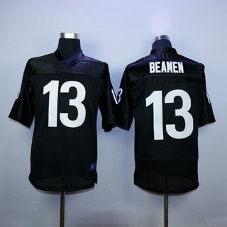 Mens The Movie Any Given Sunday 13 Willie Beamen Black Football Jersey