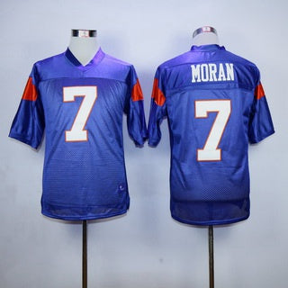 Mens The Movie Blue Mountain State 7 Alex Moran Purple Football Jersey