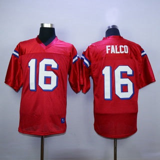 Mens The Movie The Replacements 16 Shane Falco Red Football Jersey