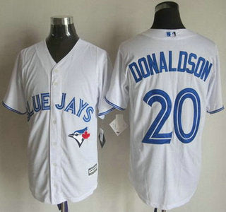 Mens Toronto Blue Jays 20 Josh Donaldson Home White 2015 Mlb Cool Base Jersey