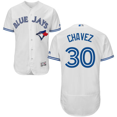 Mens Toronto Blue Jays 30 Jesse Chavez White Home 2016 Flexbase Majestic Baseball Jersey