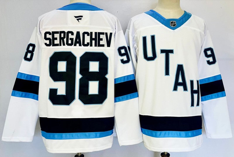 Men's Utah Hockey Club #98 Mikhail Sergachev Jersey Stitched