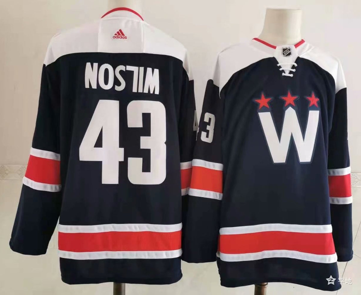 Mens Washington Capitals 43 Tom Wilson New Navy Blue Adidas Stitched Nhl Jersey