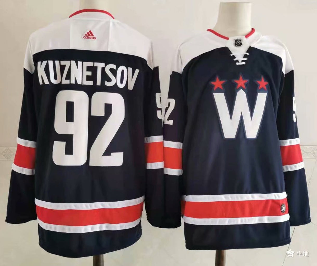 Mens Washington Capitals 92 Evgeny Kuznetsov New Navy Blue Adidas Stitched Nhl Jersey