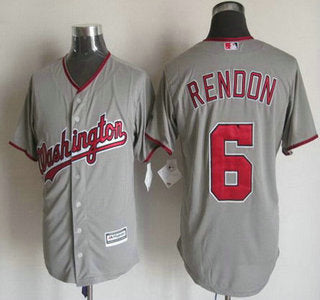 Mens Washington Nationals 6 Anthony Rendon Away Gray 2015 Mlb Cool Base Jersey