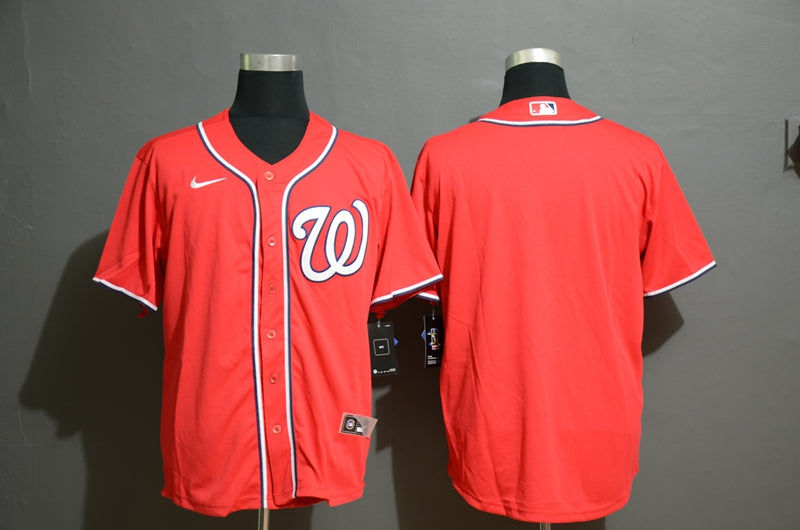 Mens Washington Nationals Blank Red Stitched Mlb Cool Base Nike Jersey