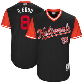 Mens Washington Nationals Brian Goodwin B Good Majestic Navy 2017 Players Weekend Authentic Jersey