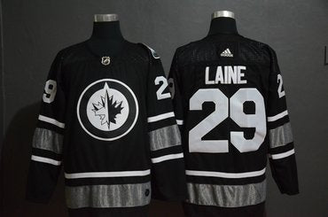 Mens Winnipeg Jets 29 Patrik Laine Black 2019 Nhl All star Adidas Jersey