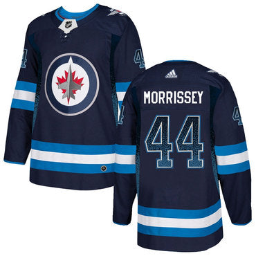 Mens Winnipeg Jets 44 Josh Morrissey Navy Drift Fashion Adidas Jersey