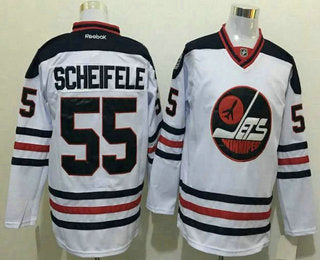 Mens Winnipeg Jets 55 Mark Scheifele White 2017 Winter Classic Stitched Nhl Reebok Hockey Jersey