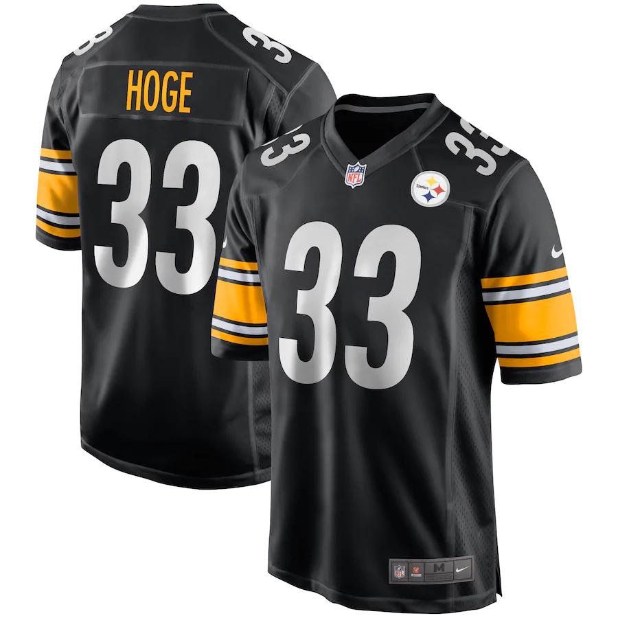 Merril Hoge Pittsburgh Steelers Nike Game Retired Player Jersey Black