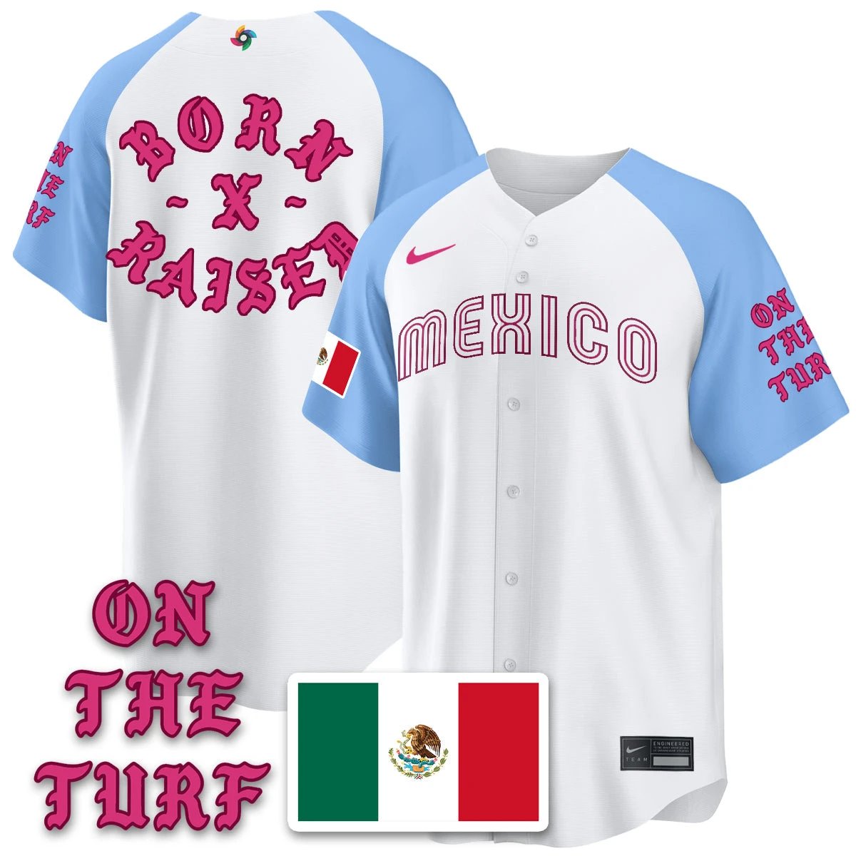 Mexico Baseball x Born x Raised 2026 World Baseball Classic Limited Jersey All