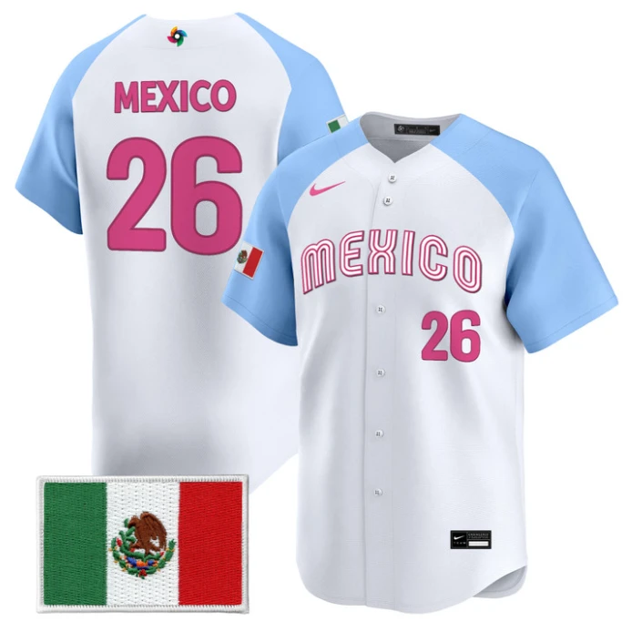 Mexico Jersey #26 Team Mexico World Baseball Classic 2026 Stitched