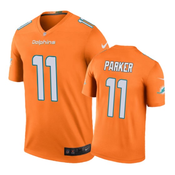 Miami Dolphins 11 Devante Parker Nike Color Rush Orange Jersey