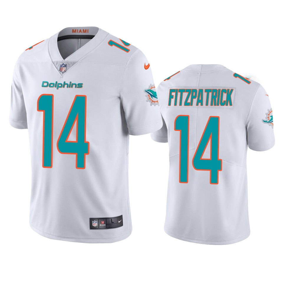 Miami Dolphins Ryan Fitzpatrick White Vapor Limited Jersey