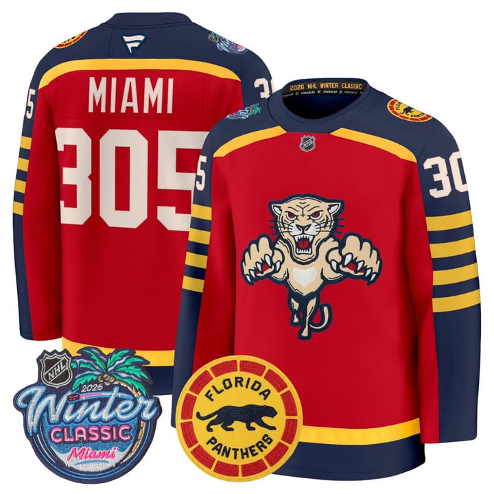 Miami Jersey #305 Florida Panthers 2026 Winter Classic Premium Stitched
