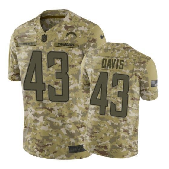 Michael Davis Jersey Nfl Camo Los Angeles Chargers