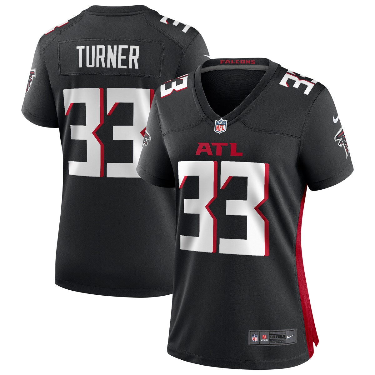 Michael Turner Atlanta Falcons Nike Womens Game Retired Player Jersey Black
