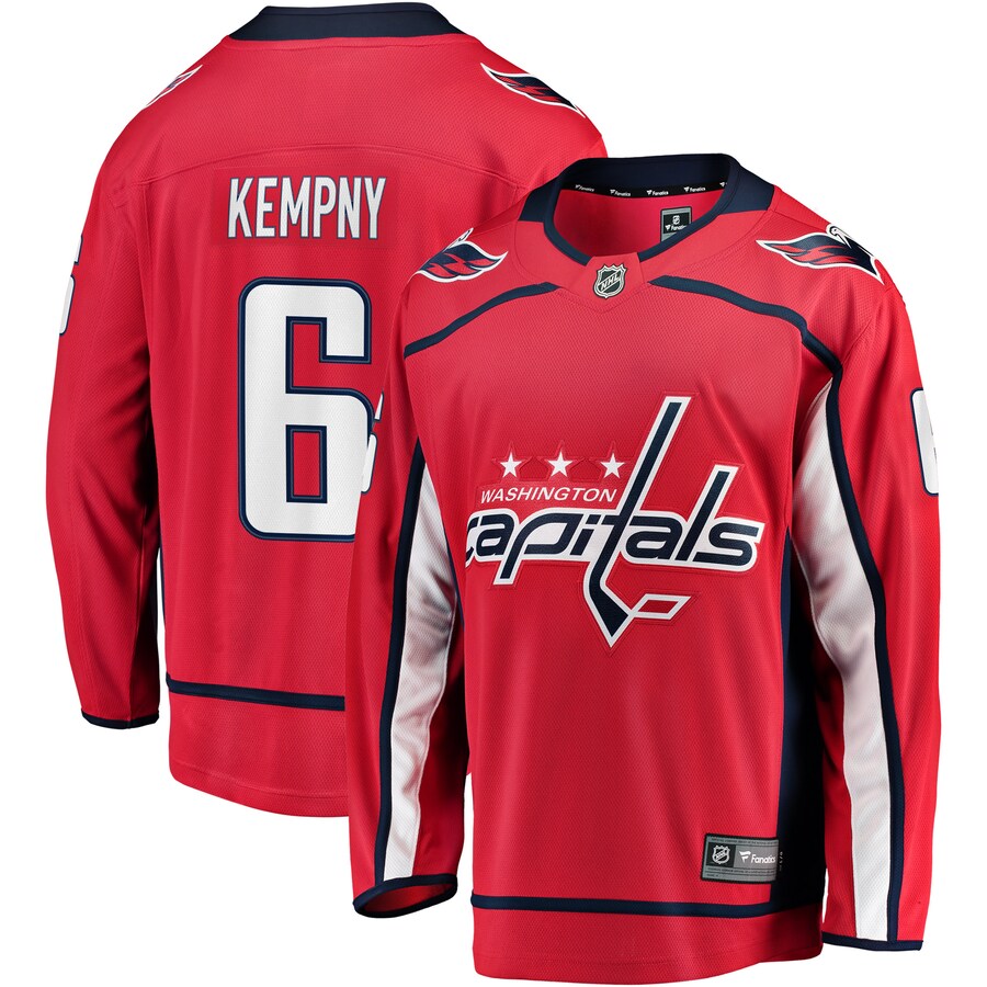 Michal Kempny Washington Capitals Fanatics Branded Home Breakaway Player Jersey Red
