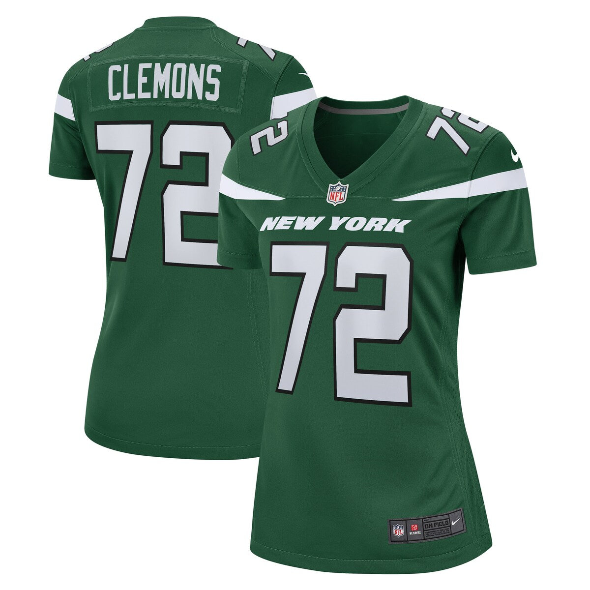 Micheal Clemons New York Jets Nike Womens Game Player Jersey Gotham Green