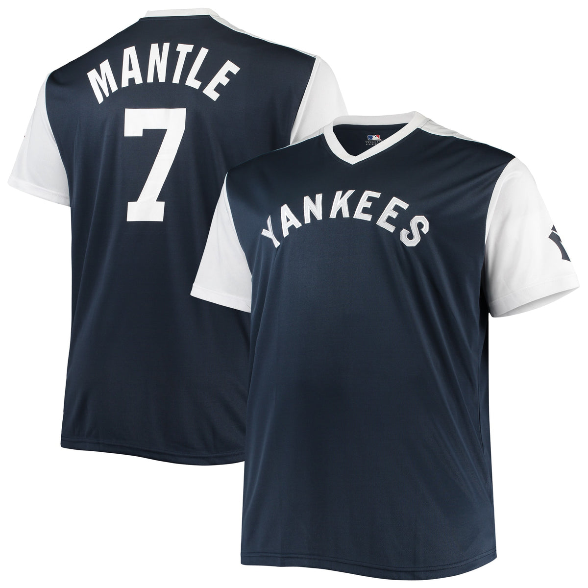 Mickey Mantle New York Yankees Cooperstown Collection Player Replica Jersey Navywhite