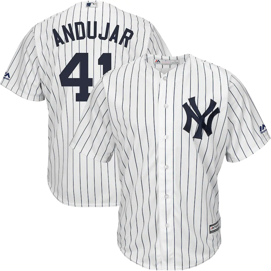Miguel Andujar New York Yankees Majestic Home Official Cool Base Replica Player Jersey White Color