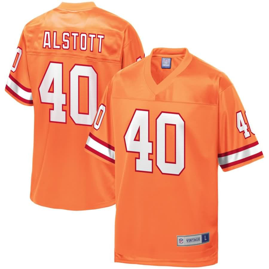 Mike Alstott Tampa Bay Buccaneers Nfl Pro Line Retired Player Jersey Orange