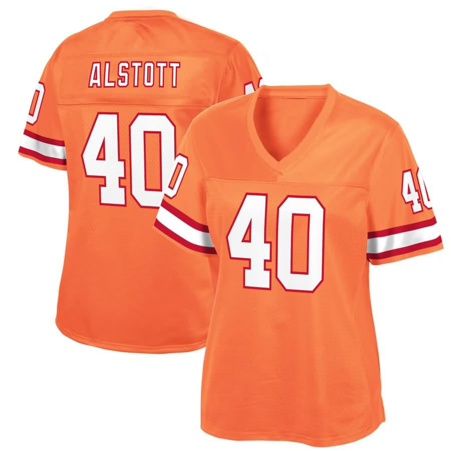 Mike Alstott Tampa Bay Buccaneers Nfl Pro Line Womens Retired Player Jersey Orange