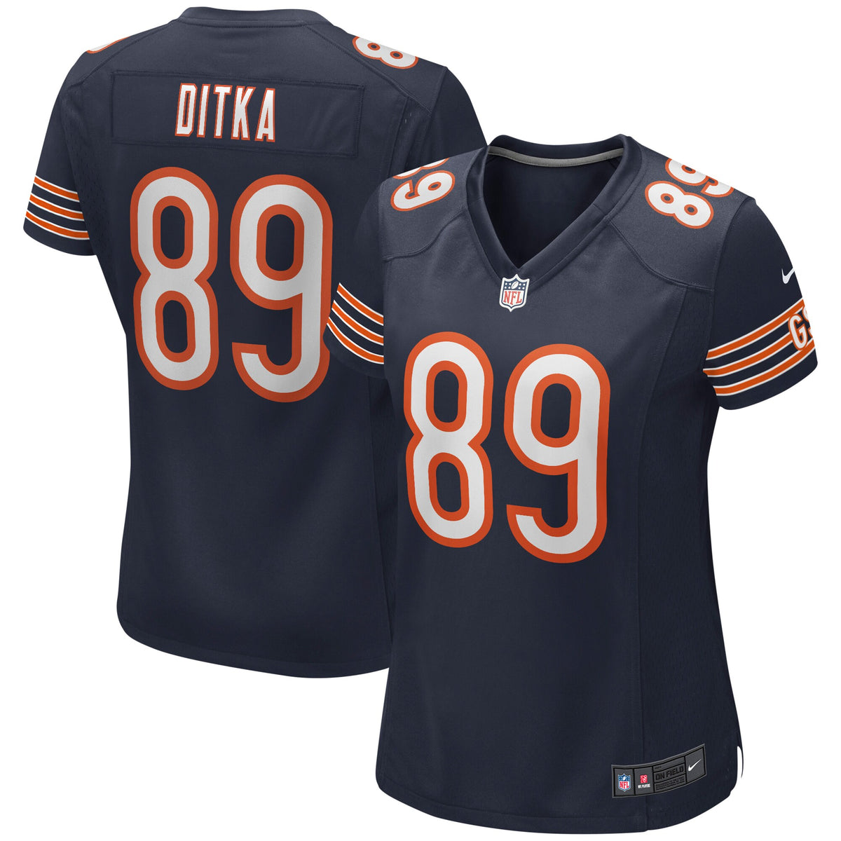Mike Ditka Chicago Bears Nike Womens Game Retired Player Jersey Navy