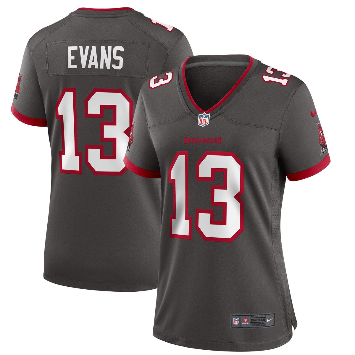 Mike Evans Tampa Bay Buccaneers Nike Womens Alternate Game Jersey Pewter