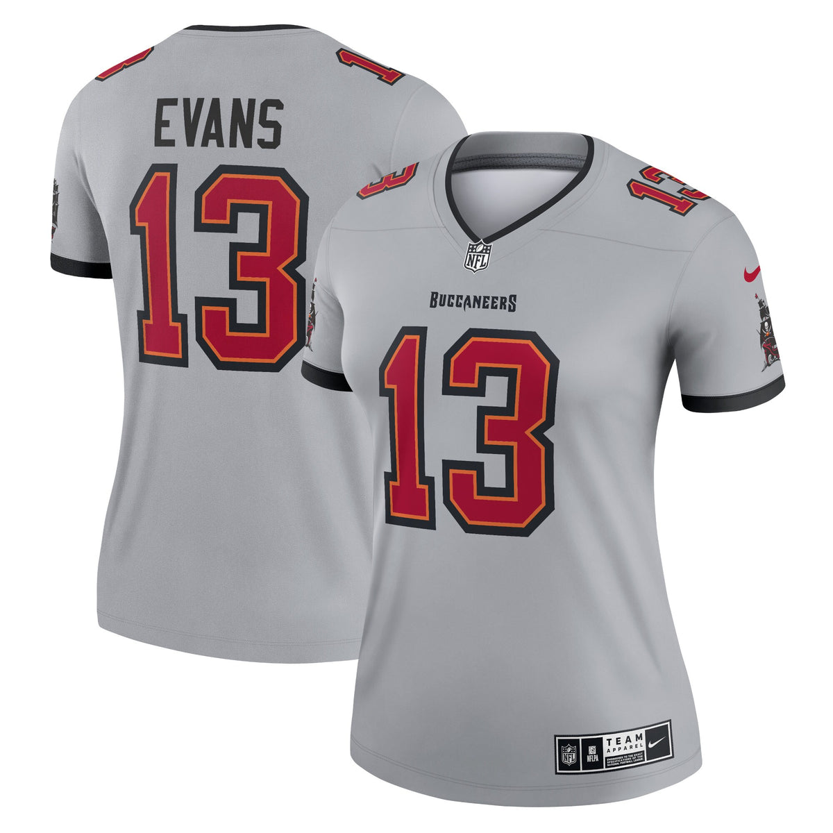 Mike Evans Tampa Bay Buccaneers Nike Womens Inverted Legend Jersey Gray