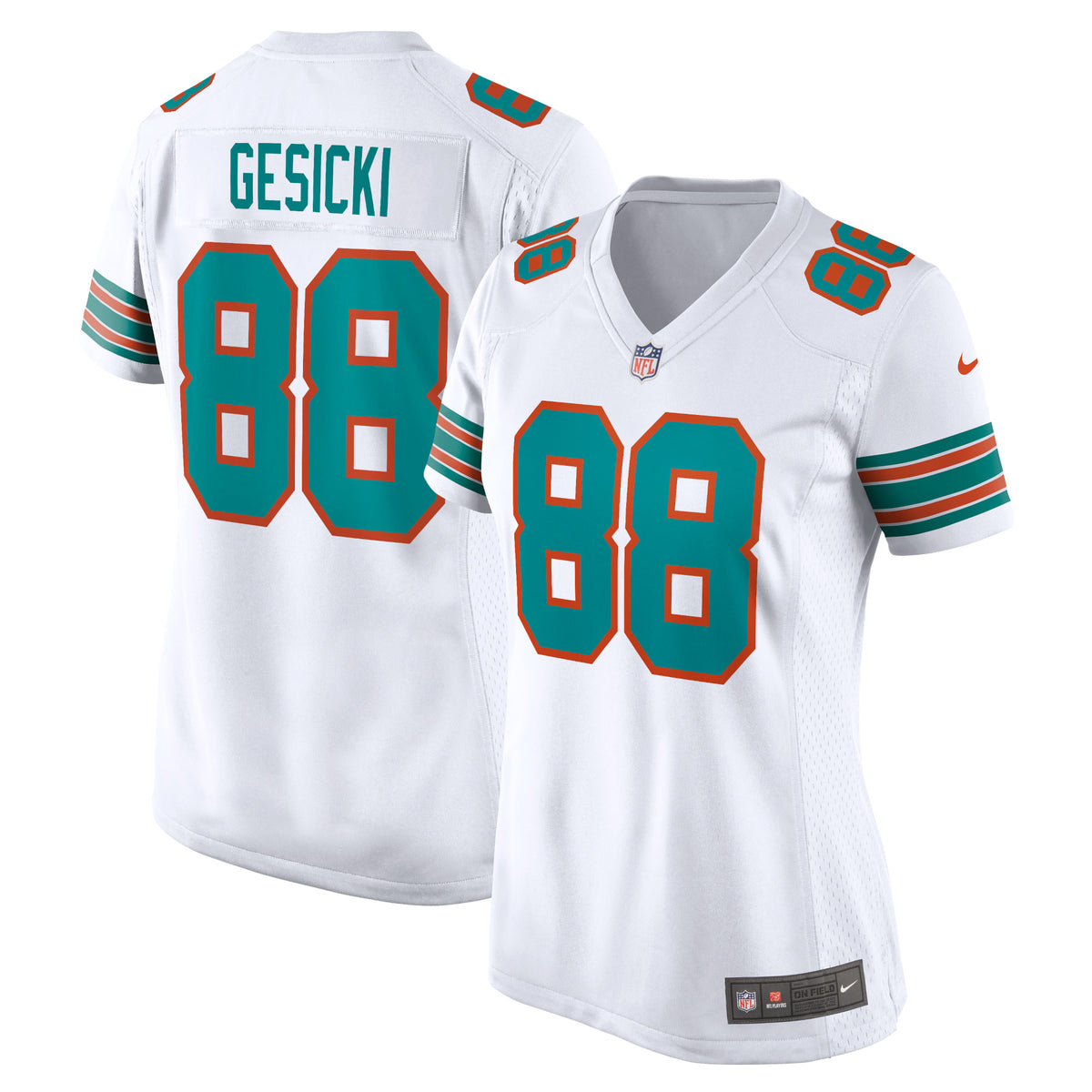 Mike Gesicki Miami Dolphins Nike Womens Alternate Game Jersey White