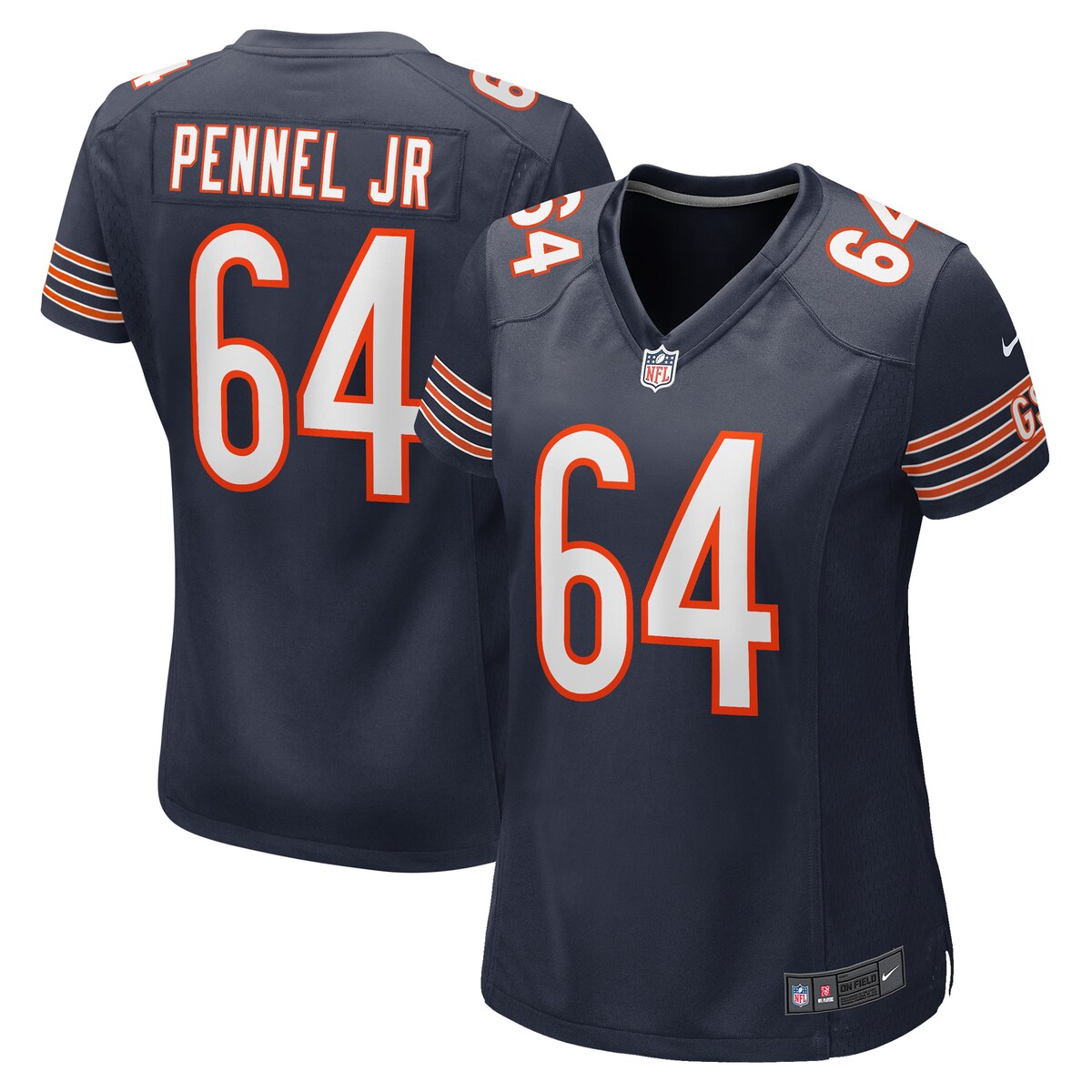 Mike Pennel Jr Chicago Bears Nike Womens Game Player Jersey Navy
