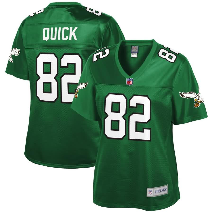 Mike Quick Philadelphia Eagles Nfl Pro Line Womens Retired Player Jersey Kelly Green