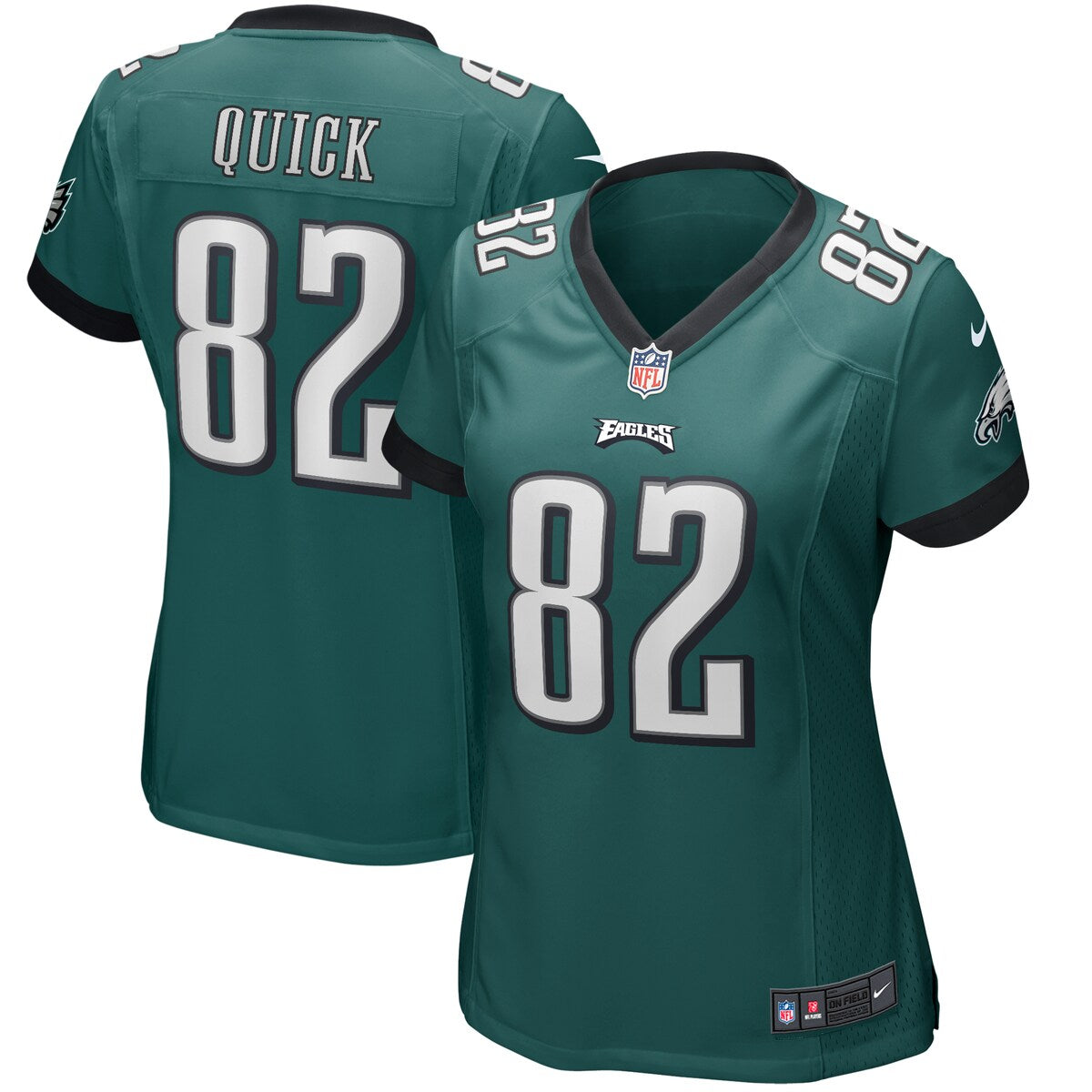 Mike Quick Philadelphia Eagles Nike Womens Game Retired Player Jersey Midnight Green