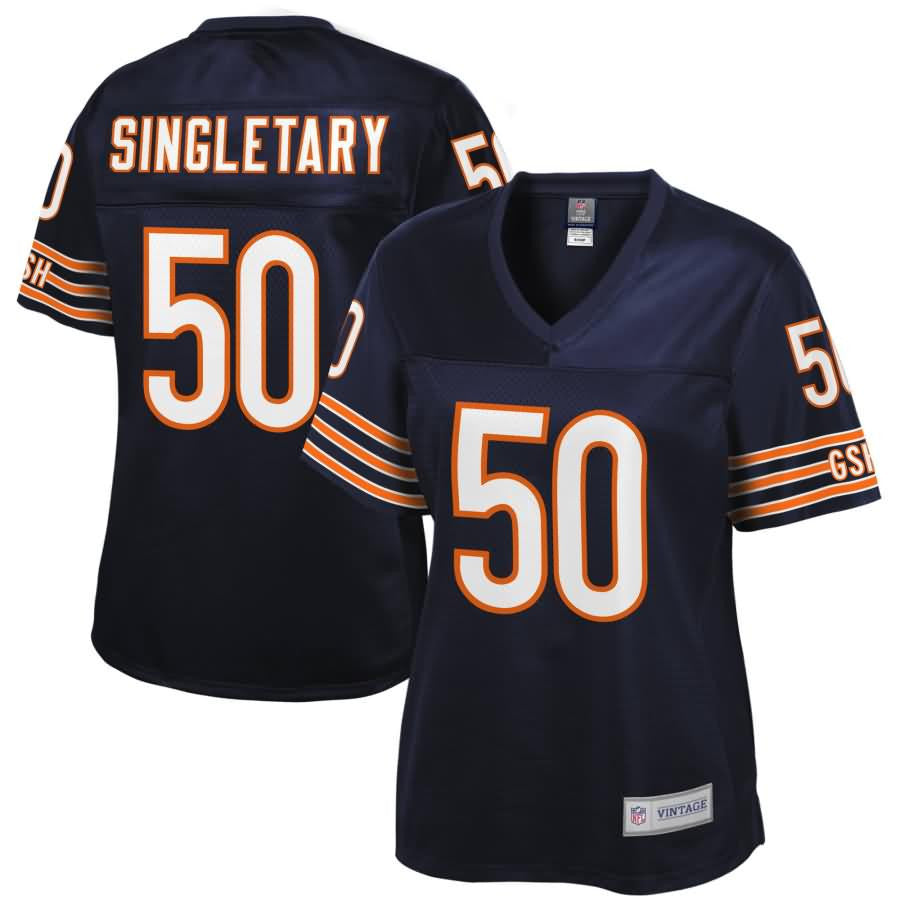 Mike Singletary Chicago Bears Nfl Pro Line Womens Retired Player Jersey Navy