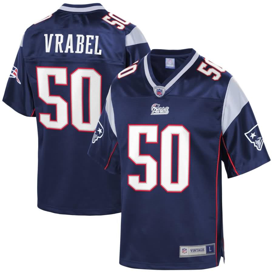 Mike Vrabel New England Patriots Nfl Pro Line Retired Player Jersey Navy
