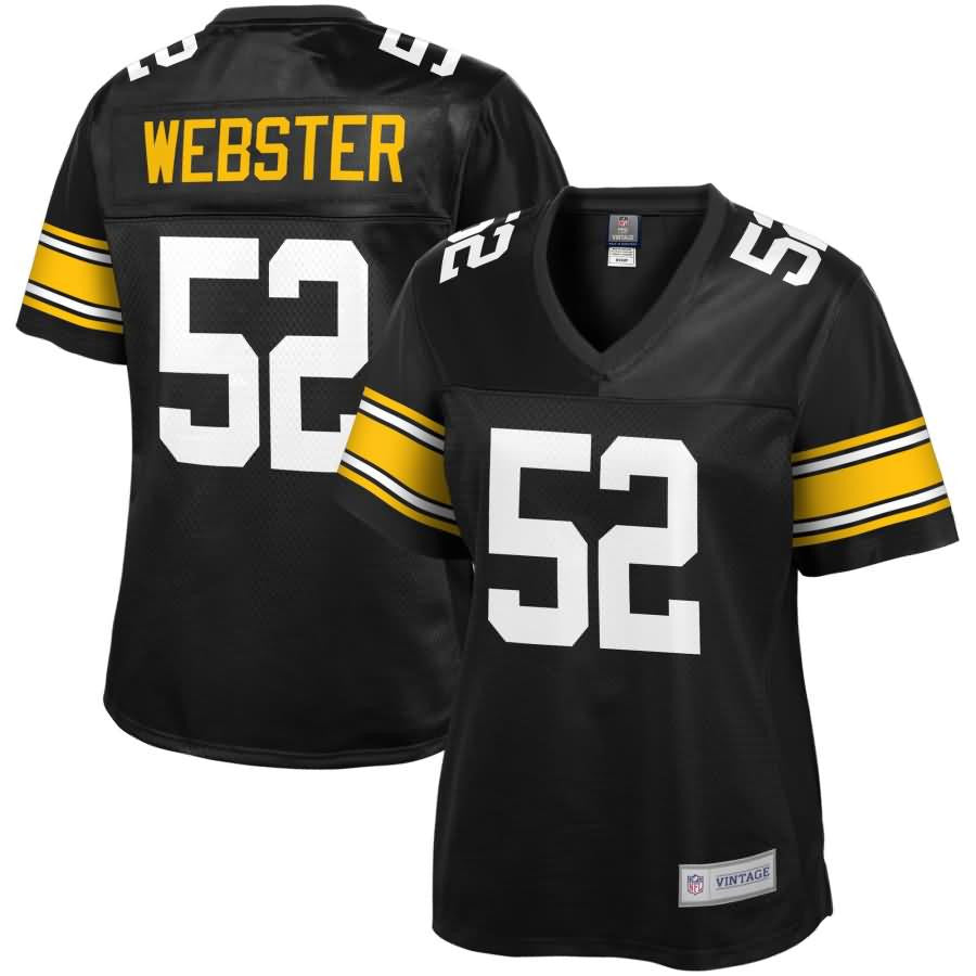 Mike Webster Pittsburgh Steelers Nfl Pro Line Womens Retired Player Jersey Black