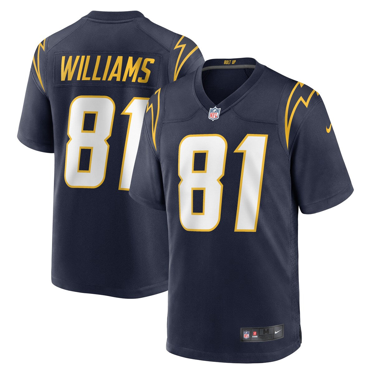 Mike Williams Los Angeles Chargers Nike Alternate Team Game Jersey Navy