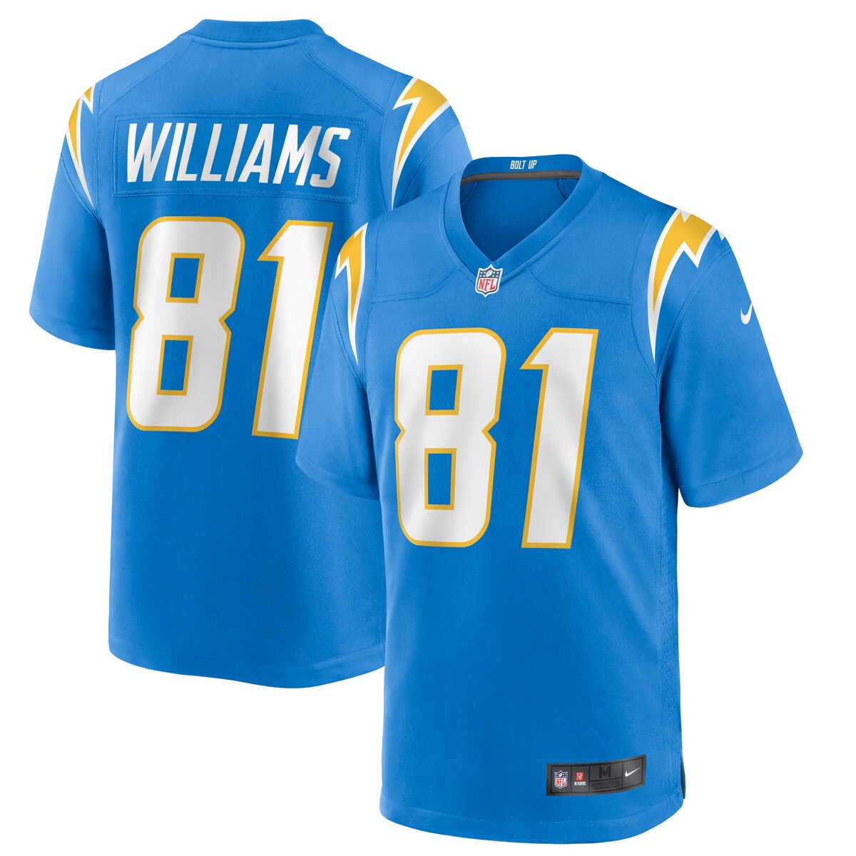 Mike Williams Los Angeles Chargers Nike Game Jersey Powder Blue